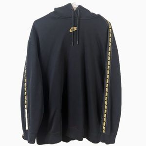 Black/Gold Nike Pullover Hoodie worn once
